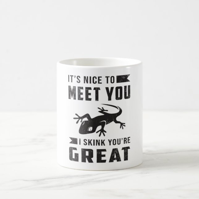 Reptile Gecko Lizard Reptiles Lover Funny Gift Kaffeetasse (Mittel)