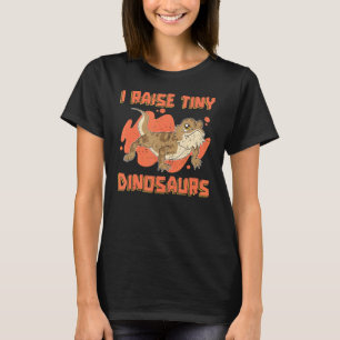 Reptile Hausbesitzer Tiny Dinosaurier Animal Beard T-Shirt