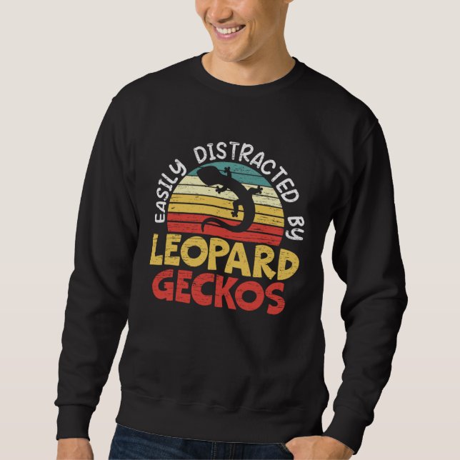 Reptile Leopard Gecko  Lizard Herpetology Pets  2 Sweatshirt (Vorderseite)