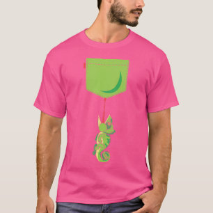 Reptile Lizard Animal Herpetologin Chameleon Pock T-Shirt