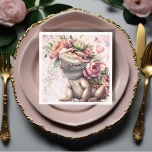 Reptile Lizard Birthday Serviette