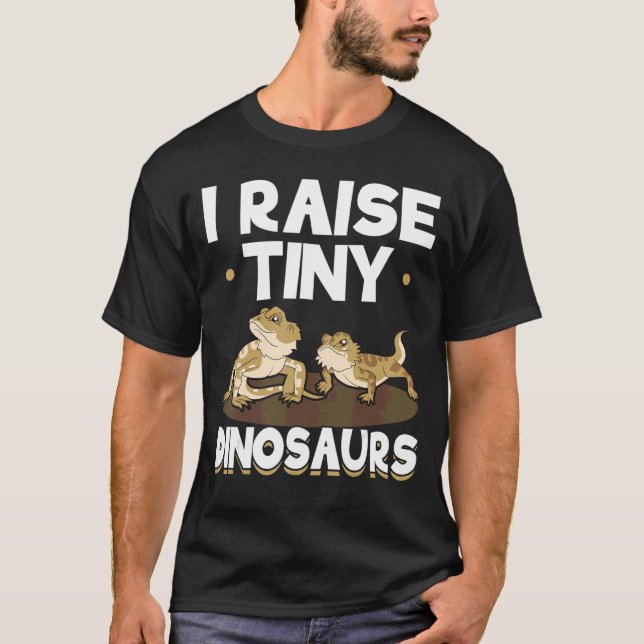 Reptile Lizard Tiny Dinosaur Bartded Dragon T-Shirt (Vorderseite)