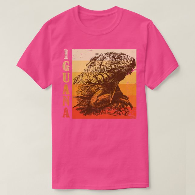 Reptile Lover Geschenk Iguana T-Shirt (Design vorne)