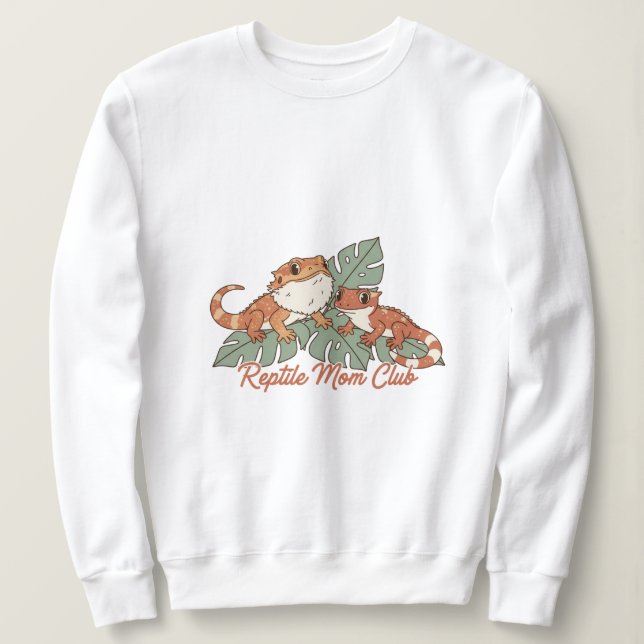 Reptile Mom Club T-Shirt | Boho Reptile Lover Tee (Design vorne)