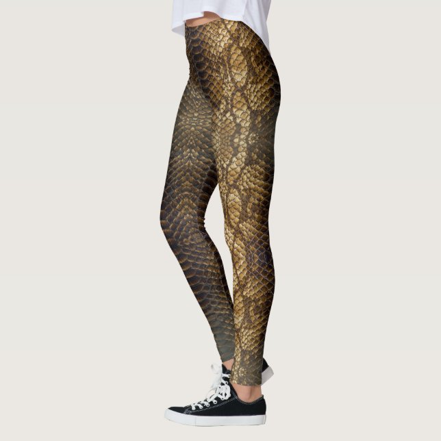 Reptile Skin Design auf Leggings (Links)