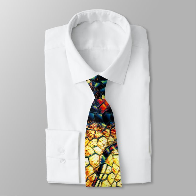 Reptile skin with very orangish and dark spots?    krawatte (Gebunden)