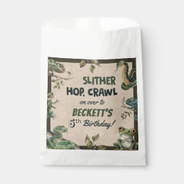 Reptile Themed Kid's Geburtstagsparty Geschenktütchen