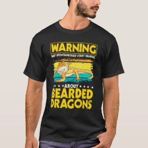 Reptile Zitat kann beginnen, über bartete Drag zu T-Shirt