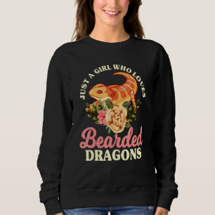 Reptile Zitat nur ein Mädchen, die wirklich Lieben Sweatshirt