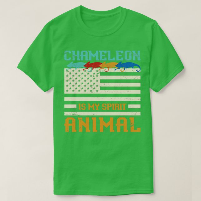 Reptile Zoo Keeper Chameleon T-Shirt (Design vorne)