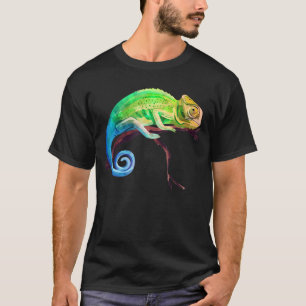 Reptile Zoo Keeper Idee Lizard Safari Chameleon T-Shirt