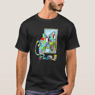 Reptiles Panther Chameleon Farbänderung Tier C T-Shirt