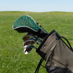 Reptilian Chic Emerald Design Golf Headcover