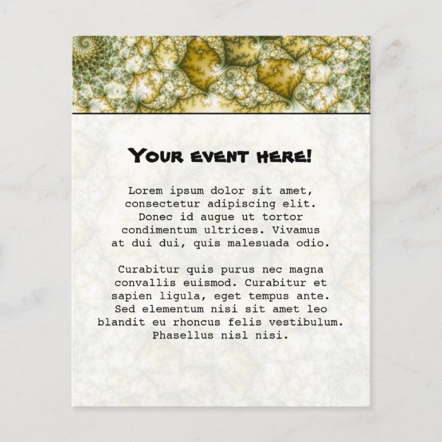 Reptilian - Fraktal Art Flyer (Vorne)