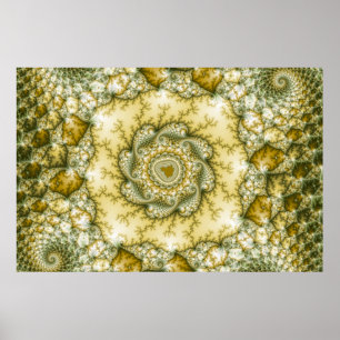 Reptilian - Fraktal Art Poster