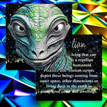 Reptilian Lizard Man Alien Extraterrestrial wird