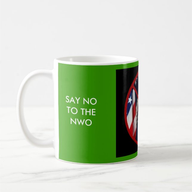 Reptilian-Präsident Coffee Mug Tasse (Links)