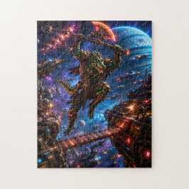 Reptilian Space Pirate — Savage Boarding Attack Puzzle