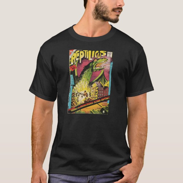 reptilicus Abdeckung T-Shirt (Vorderseite)