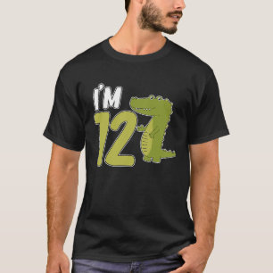 Reptilien 12. Geburtstag Krokodile Reptile Eigentü T-Shirt
