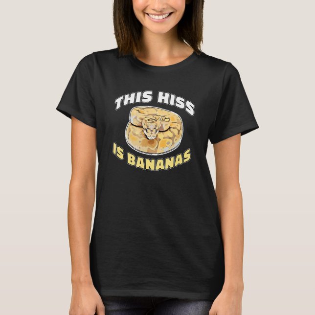 Reptilien Das hier ist Bananen-Ball-Python T-Shirt (Vorderseite)