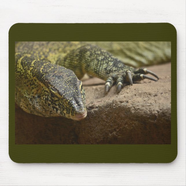 Reptilien-Nil-Monitor Lizard Mousepad (Vorne)