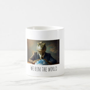 Reptilien regieren die Welt Kaffeetasse
