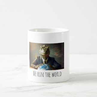 Reptilien regieren die Welt Kaffeetasse