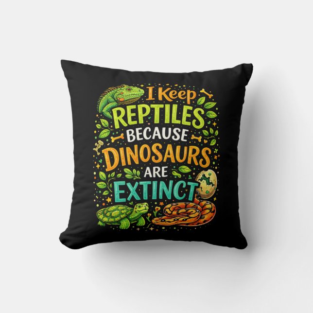Reptilien regieren kissen (Vorderseite)