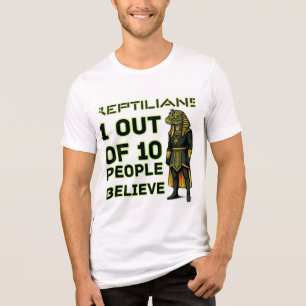 Reptilien-Yikes-Fakt Tri-Blend Shirt