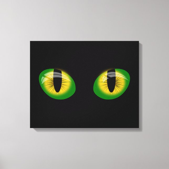 Reptilienaugen Leinwanddruck (Vorderseite)