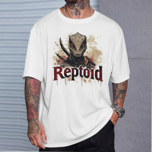 Reptoid, Verschwörungstheorie Alien Grafik T-Shirt