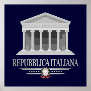 Repubblica Italiana (Pantheon) Poster