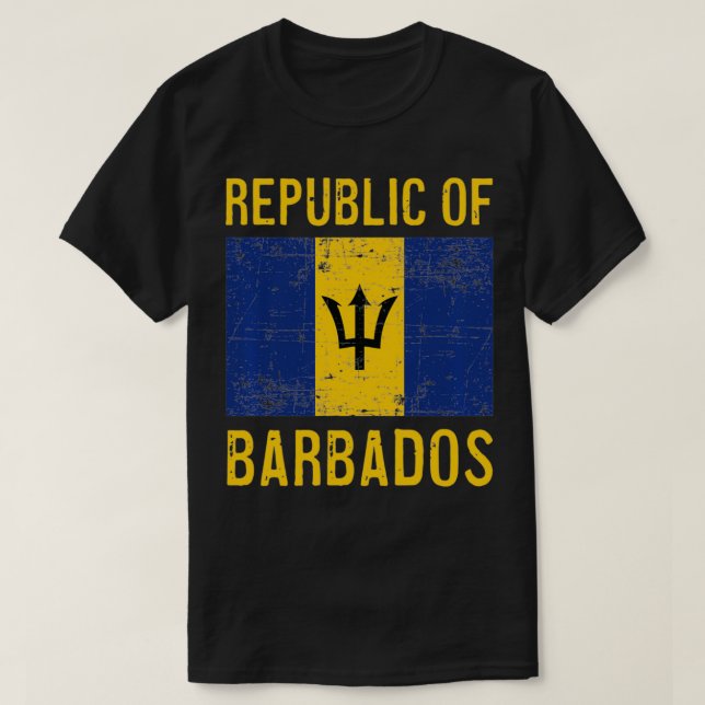 Republic of Barbados New Country Celebration Pride T-Shirt (Design vorne)