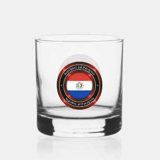 Republic of Paraguay Whiskyglas