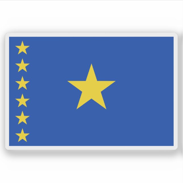 Republic of the Congo (Léopoldville), (1960–1963) Aufkleber (Vorderseite)