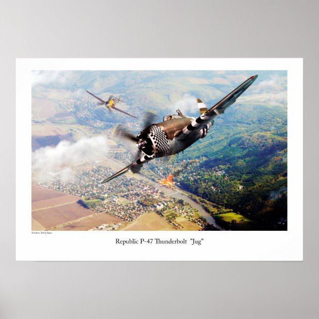 Republic P-47 Thunderbolt Poster (Vorne)