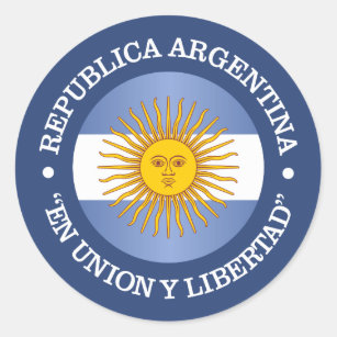 Republica Argentinien Runder Aufkleber