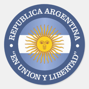 Republica Argentinien Runder Aufkleber