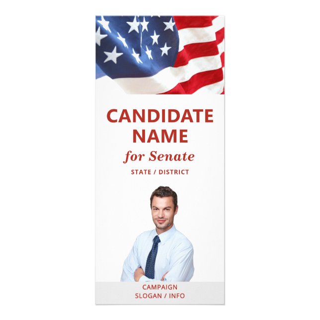 Republican 2026 Political Campaign Canvassing Tool Werbekarte (Vorne)