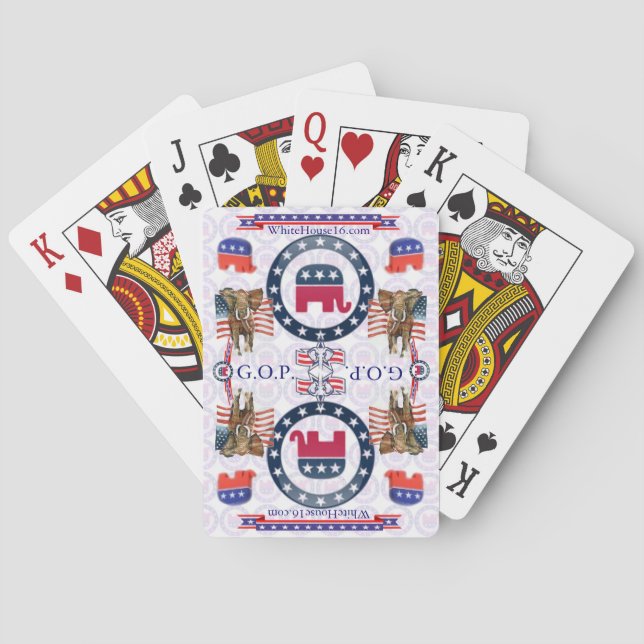 Republican Playing Cards Spielkarten (Rückseite)
