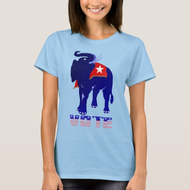 RepublicanT-Shirt abstimmen T-Shirt (Vorderseite)