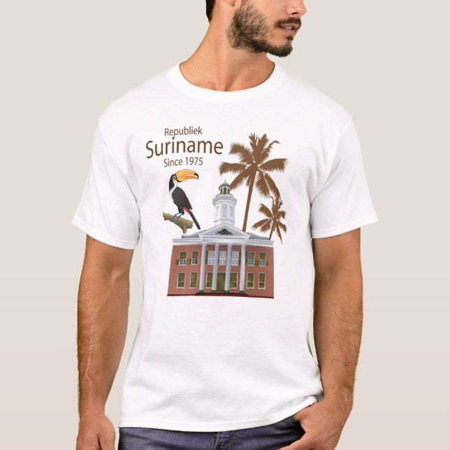Republiek Suriname 1975 T-Shirt (Vorderseite)