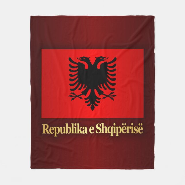 Republik Albanien Fleecedecke (Vorderseite)