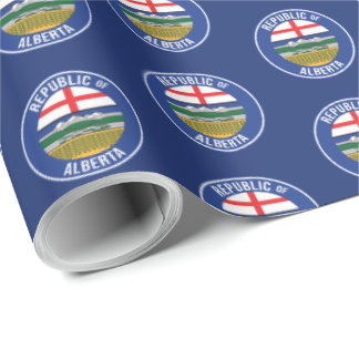 Republik Alberta WEXIT Geschenkpapier