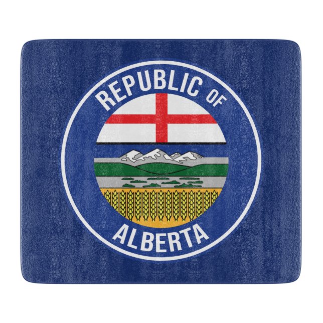 Republik Alberta WEXIT Schneidebrett (Vorderseite)