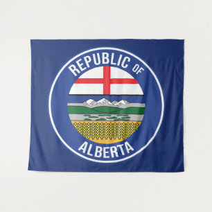 Republik Alberta WEXIT Wandteppich