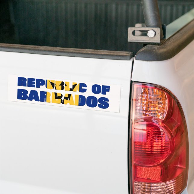 Republik Barbados Auto Autoaufkleber (Auf Lkw)