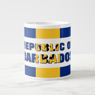 REPUBLIK BARBADOS Monogramm Jumbo-Tasse