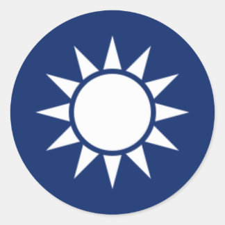 Republik China Roundel Runder Aufkleber